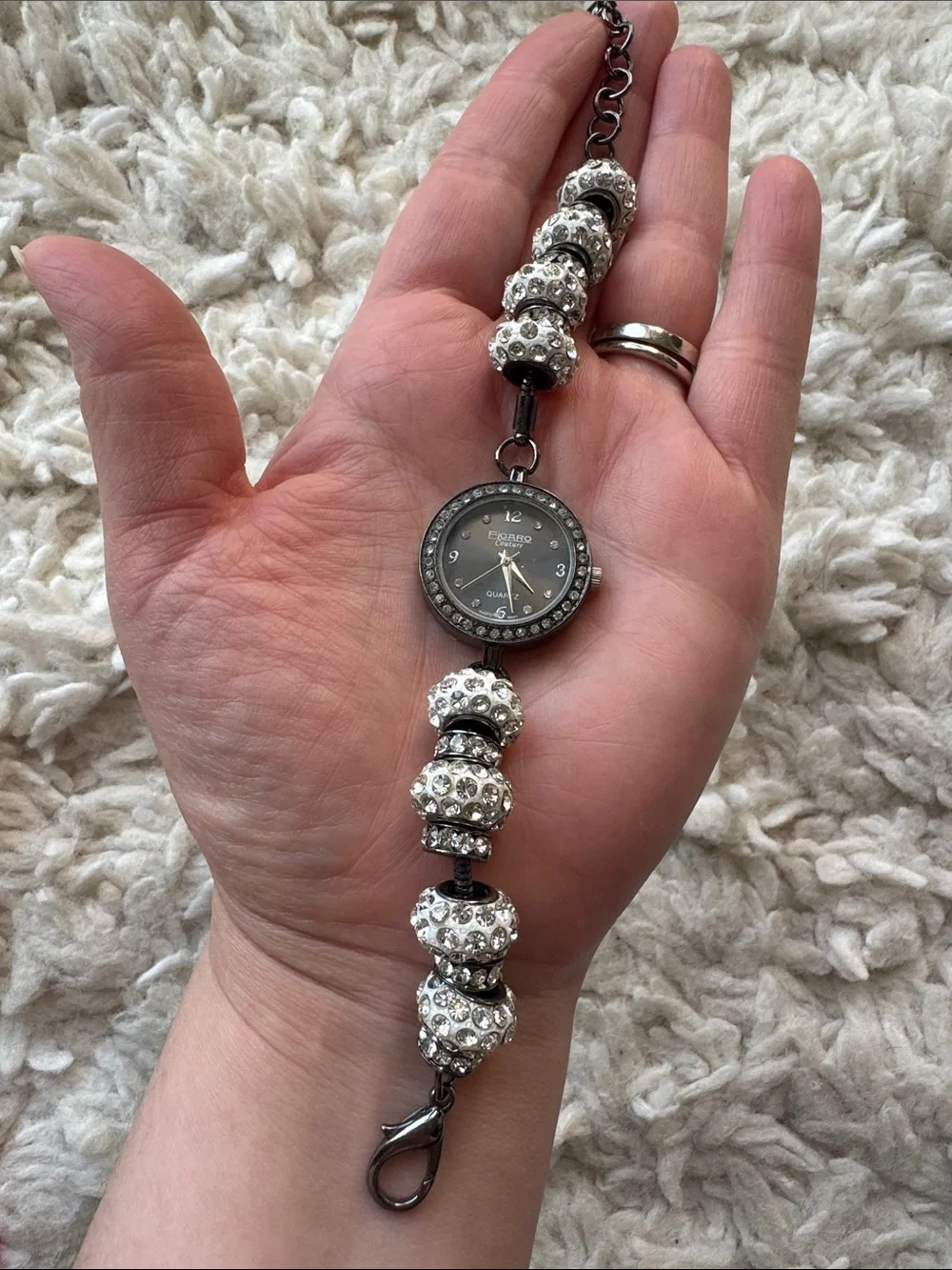 Figaro Beaded Watch